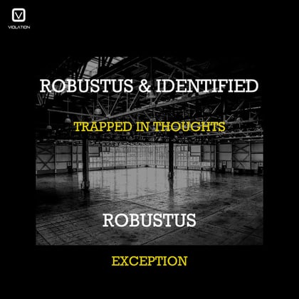 Trapped In Thoughts / Exception album by Robustus - Drum and Bass Cover Art