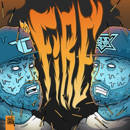 FIRE album by Crissy Criss & TC - Drum and Bass Cover Art