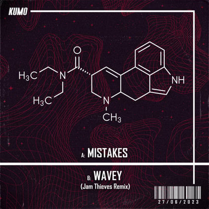 Mistakes album by Kumo & Jam Thieves - Drum and Bass Cover Art