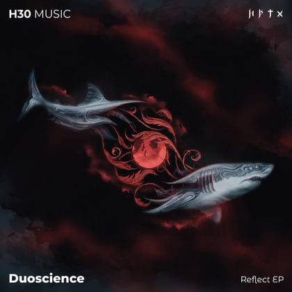 Reflects EP album by Duoscience - Drum and Bass Cover Art