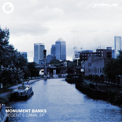 Regent's Canal EP album by Mollie Collins, Monument Banks & KINSELLA - Drum and Bass Cover Art