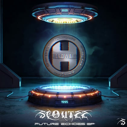 Future Echoes EP album by Scout 22 - Drum and Bass Cover Art