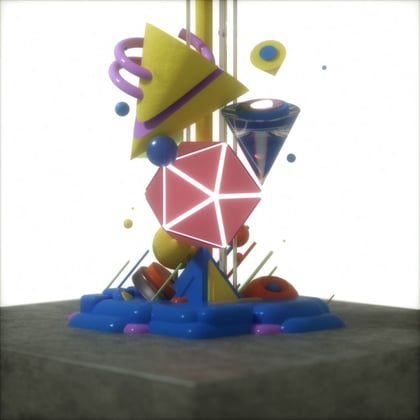 Hype Up album by Machinedrum - Drum and Bass Cover Art