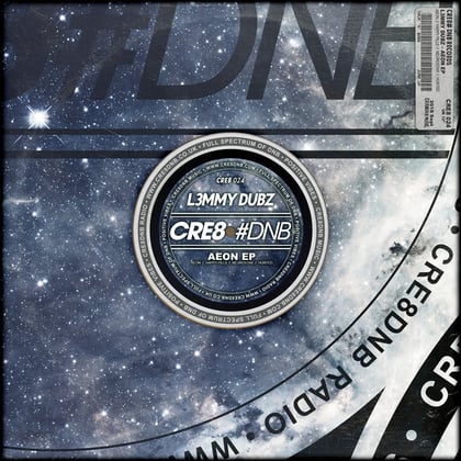 Aeon album by L3MMY DUBZ - Drum and Bass Cover Art