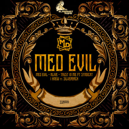 Med Evil album by M.L.D - Drum and Bass Cover Art