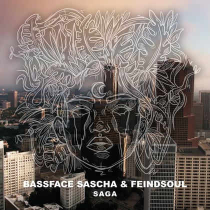 Saga album by Bassface Sascha & Feindsoul - Drum and Bass Cover Art