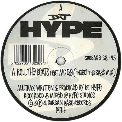 Roll the Beats album by DJ Hype - Drum and Bass Cover Art