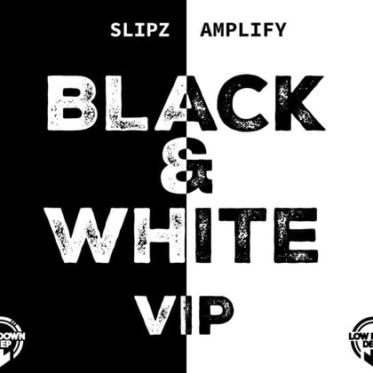 Black & White VIP album by Capone, Slipz & Amplify - Drum and Bass Cover Art