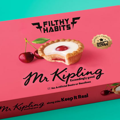 Mr Kipling album by Filthy Habits - Drum and Bass Cover Art