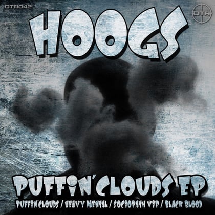 Puffin' Clouds EP album by Hoogs - Drum and Bass Cover Art