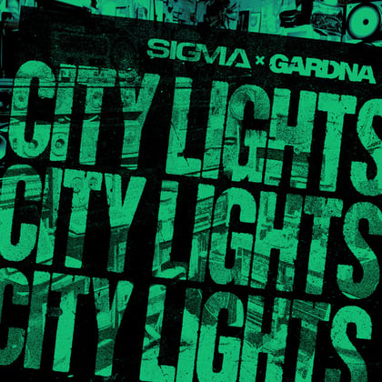 City Lights album by Sigma & Gardna - Drum and Bass Cover Art