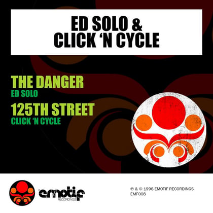 The Danger / 125th Street album by Ed Solo - Drum and Bass Cover Art