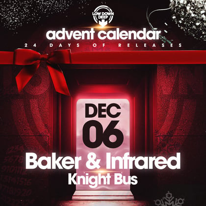 Knight Bus album by INFRARED - Drum and Bass Cover Art