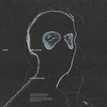 Dark Rooms & Frustrations album by Azifm - Drum and Bass Cover Art