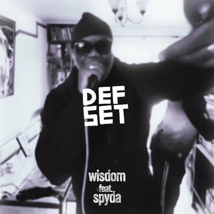 Wisdom album by MC Spyda - Drum and Bass Cover Art