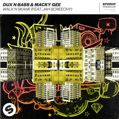 Walk n Skank (feat. Jah Screechy) album by Macky Gee - Drum and Bass Cover Art