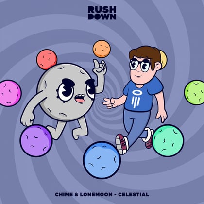 Celestial album by BOP, Chime & LoneMoon - Drum and Bass Cover Art