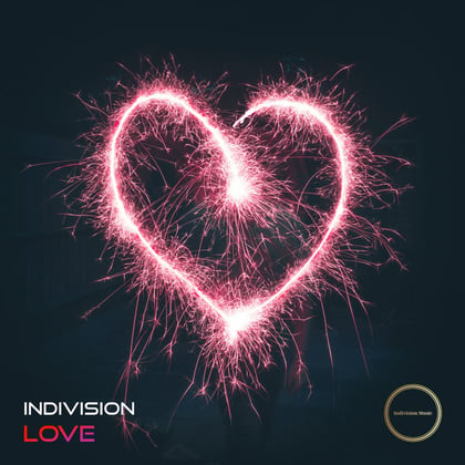 Love album by Indivision - Drum and Bass Cover Art