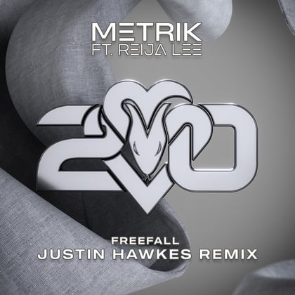 Freefall (Justin Hawkes Remix) album by Metrik, Justin Hawkes & Reija Lee - Drum and Bass Cover Art