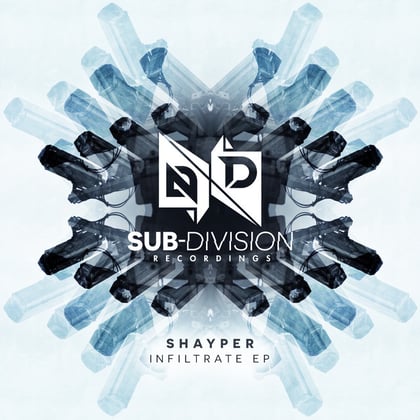 Infiltrate album by Shayper, Guzi & Substance - Drum and Bass Cover Art