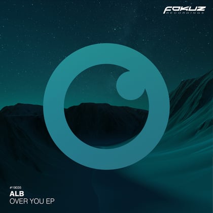 Over You EP album by ALB - Drum and Bass Cover Art