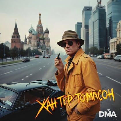 Хантер Томпсон album by DMA - Drum and Bass Cover Art