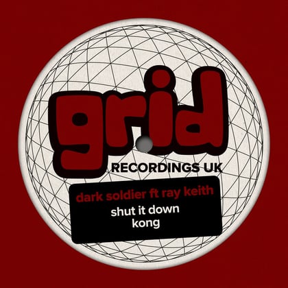 Shut It Down / Kong album by Ray Keith - Drum and Bass Cover Art