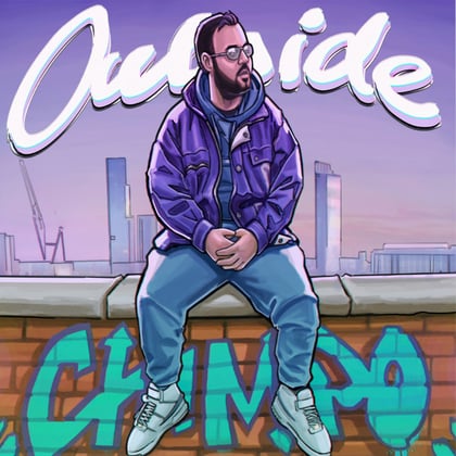 Outside album by Chimpo - Drum and Bass Cover Art