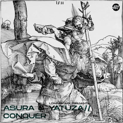 Conquer album by Asura - Drum and Bass Cover Art