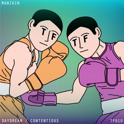 Daydream / Contentious album by Manikin - Drum and Bass Cover Art