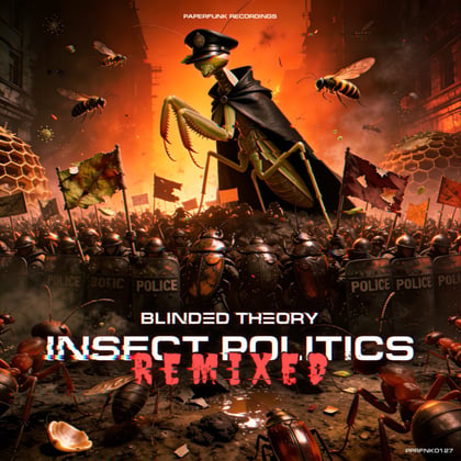 Insect Politics Remixed album by Blinded Theory - Drum and Bass Cover Art