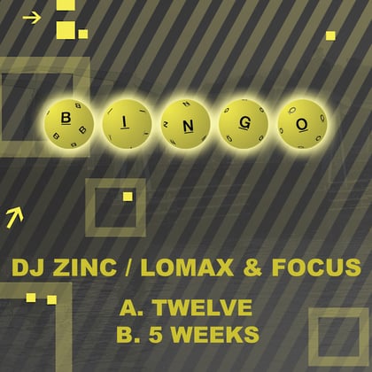 Twelve / 5 Weeks album by DJ Zinc - Drum and Bass Cover Art