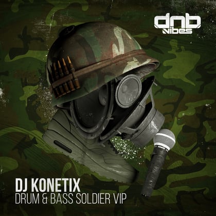 Drum and Bass Soldier (VIP) album by Konetix - Drum and Bass Cover Art
