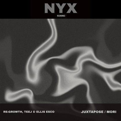 Juxtapose / Mori album by Teej - Drum and Bass Cover Art