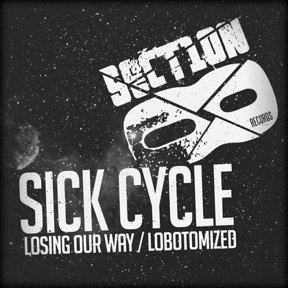 Losing Our Way / Lobotomized album by Sick Cycle - Drum and Bass Cover Art