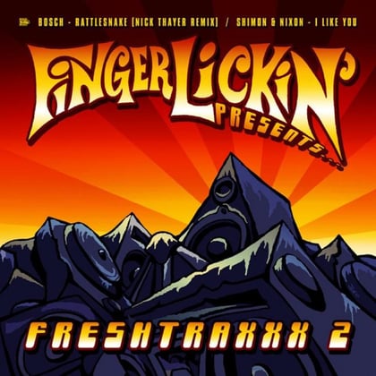 Fresh Traxxx 2 Sampler album by Shimon - Drum and Bass Cover Art