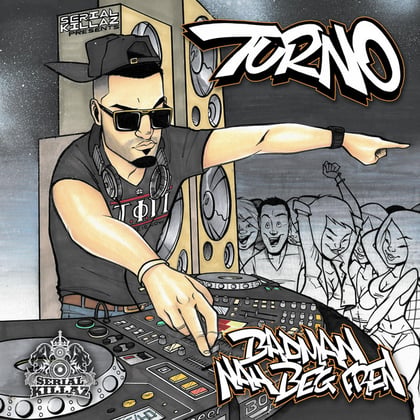 Badman Nah Beg Fren album by Turno, Dominator & Caski - Drum and Bass Cover Art