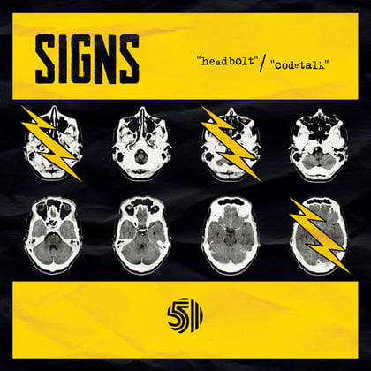 Headbolt / Codetalk album by Signs - Drum and Bass Cover Art