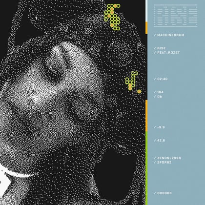 RISE album by Machinedrum - Drum and Bass Cover Art