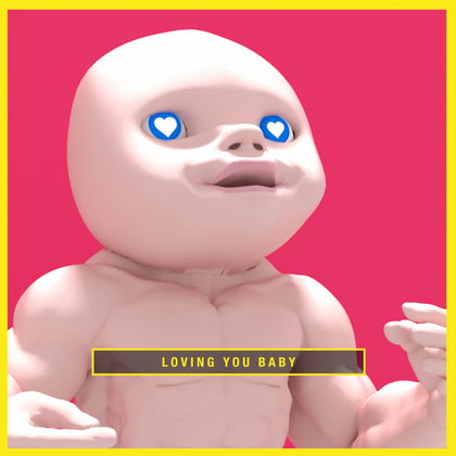 Loving You Baby album by John B & Cagedbaby - Drum and Bass Cover Art