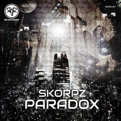 Paradox album by Skorpz - Drum and Bass Cover Art