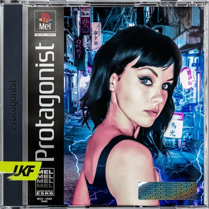 Protagonist album by MEL - Drum and Bass Cover Art