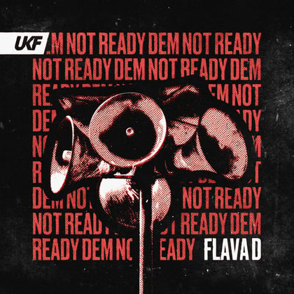 Dem Not Ready album by Flava D - Drum and Bass Cover Art