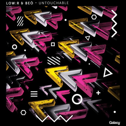 Untouchable album by Low:r - Drum and Bass Cover Art