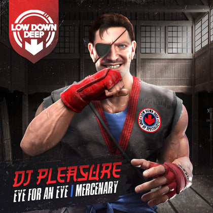 Eye For An Eye / Mercenary album by DJ Pleasure - Drum and Bass Cover Art