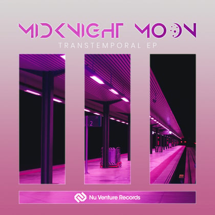 Transtemporal EP album by MidKnighT MooN - Drum and Bass Cover Art