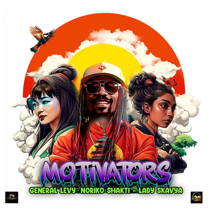 Motivators album by General Levy - Drum and Bass Cover Art