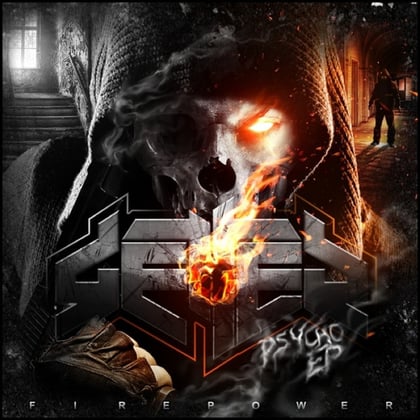 Psycho EP album by Inja & Getter - Drum and Bass Cover Art
