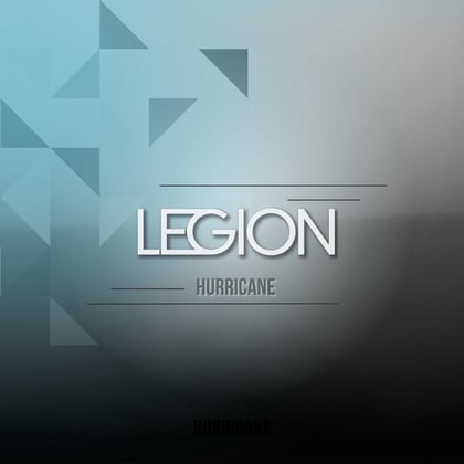 Hurricane album by Legion - Drum and Bass Cover Art