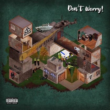Don't Worry album by Mr Traumatik - Drum and Bass Cover Art